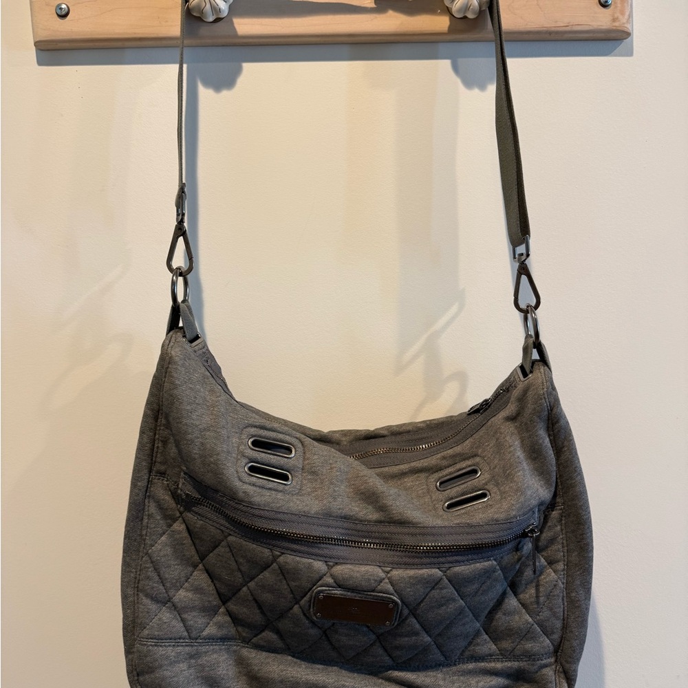 Stella McCartney x Adidas  Gray Quilted Gym and Travel Bag